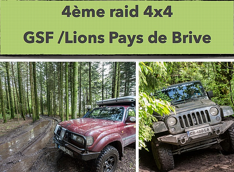 4ème Raid Trans-Corrézien – 30&31 mai 2014 – au Profit de GSF – organisé par le Lion’s
