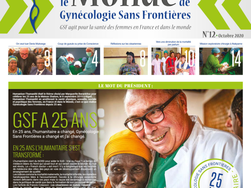 Le Monde de Gynécologie Sans Frontières : GSF a 25 ans !