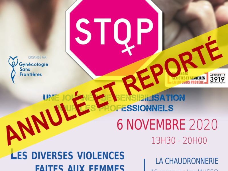 Colloque La Ciotat (13) Violences faites aux femmes – Reporté le 4 novembre 2021