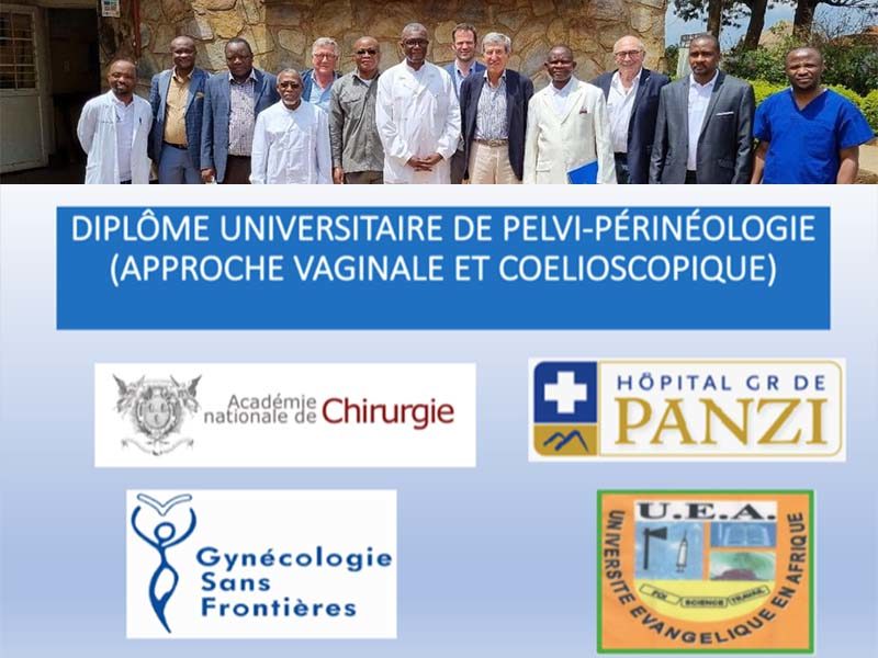 République Démocratique du Congo – BUKAVU – Hôpital Panzi – UEA Décembre 2021 – Ouverture officielle du DU en chirurgie vaginale