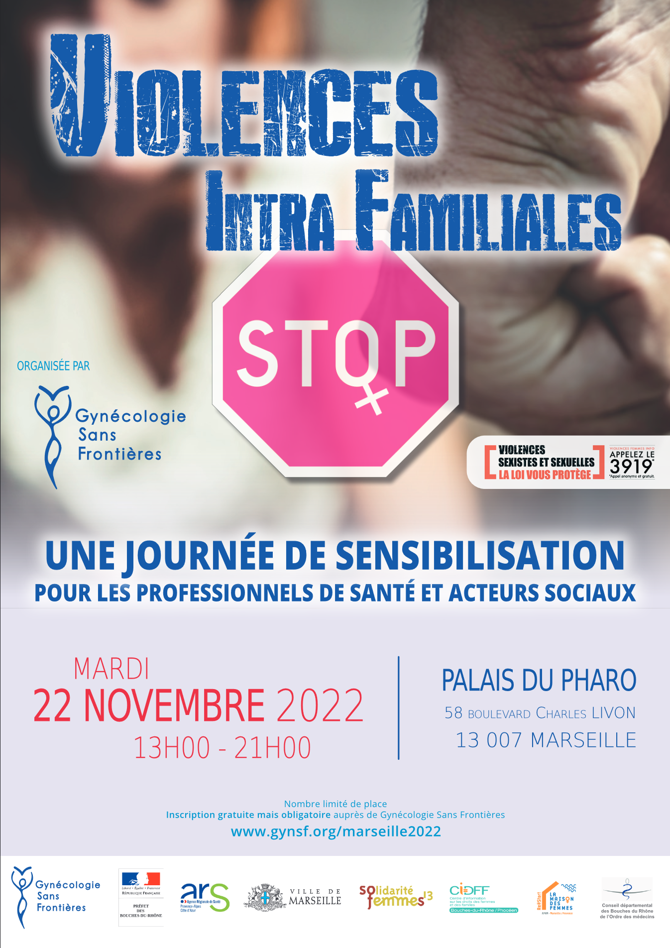 Evènement GSF de cette fin d’année, la lutte contre les violences faites aux femmes s’invite au Pharo à Marseille