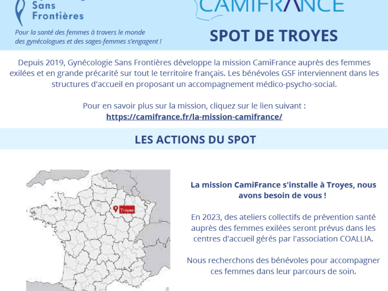 CamiFrance 2023, un nouveau spot pour s’investir auprès des femmes – Troyes (10)